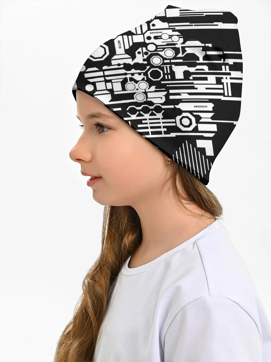 Детская шапка / двигатель киберпанк