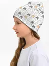 Детская шапка / Толстые котики
