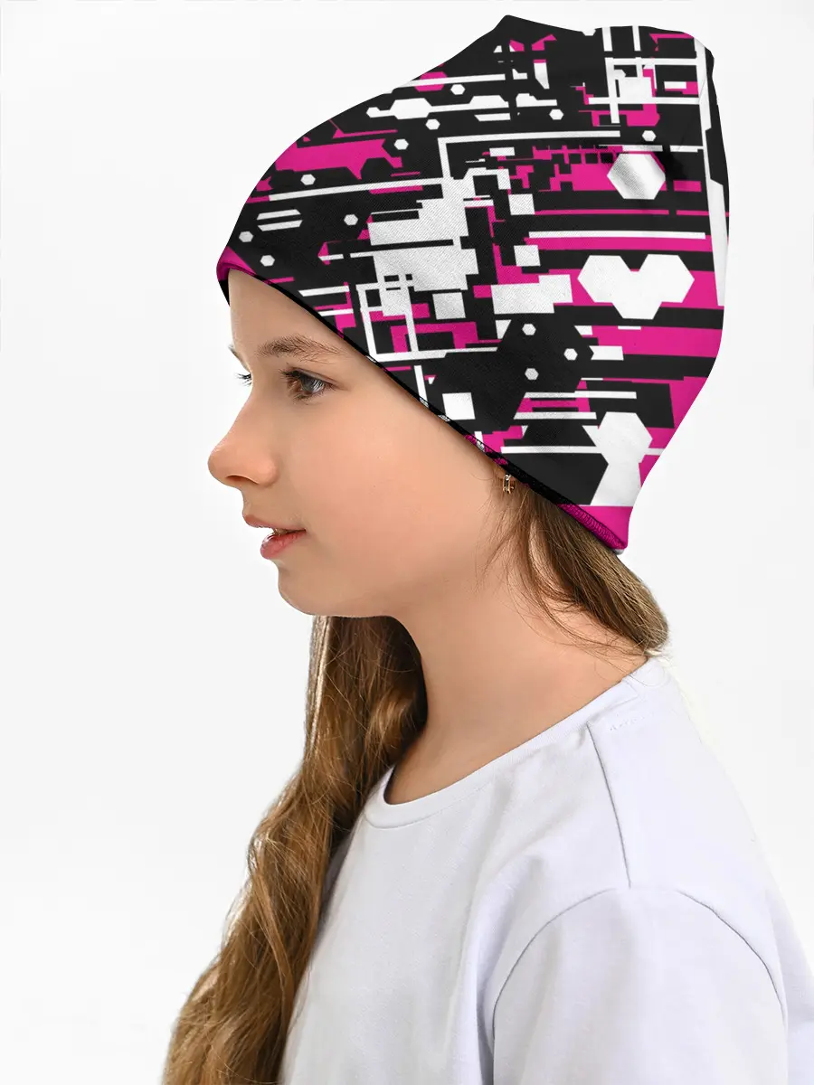 Детская шапка / КИБЕРПАНК,ФАНТАСТИКА,КРАСНЫЙ