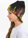Детская шапка / КРАСКИ В НЕОНЕ