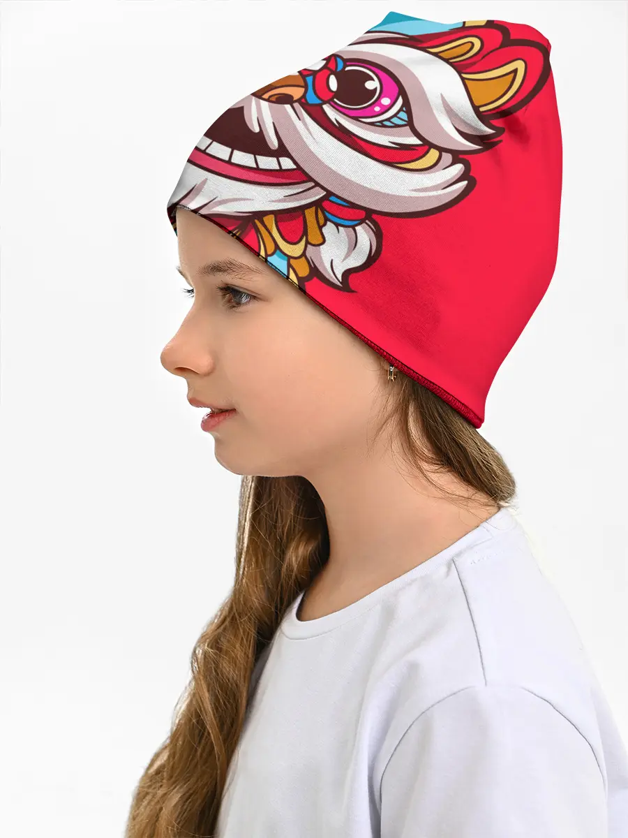 Детская шапка / Морда Азиатского Льва