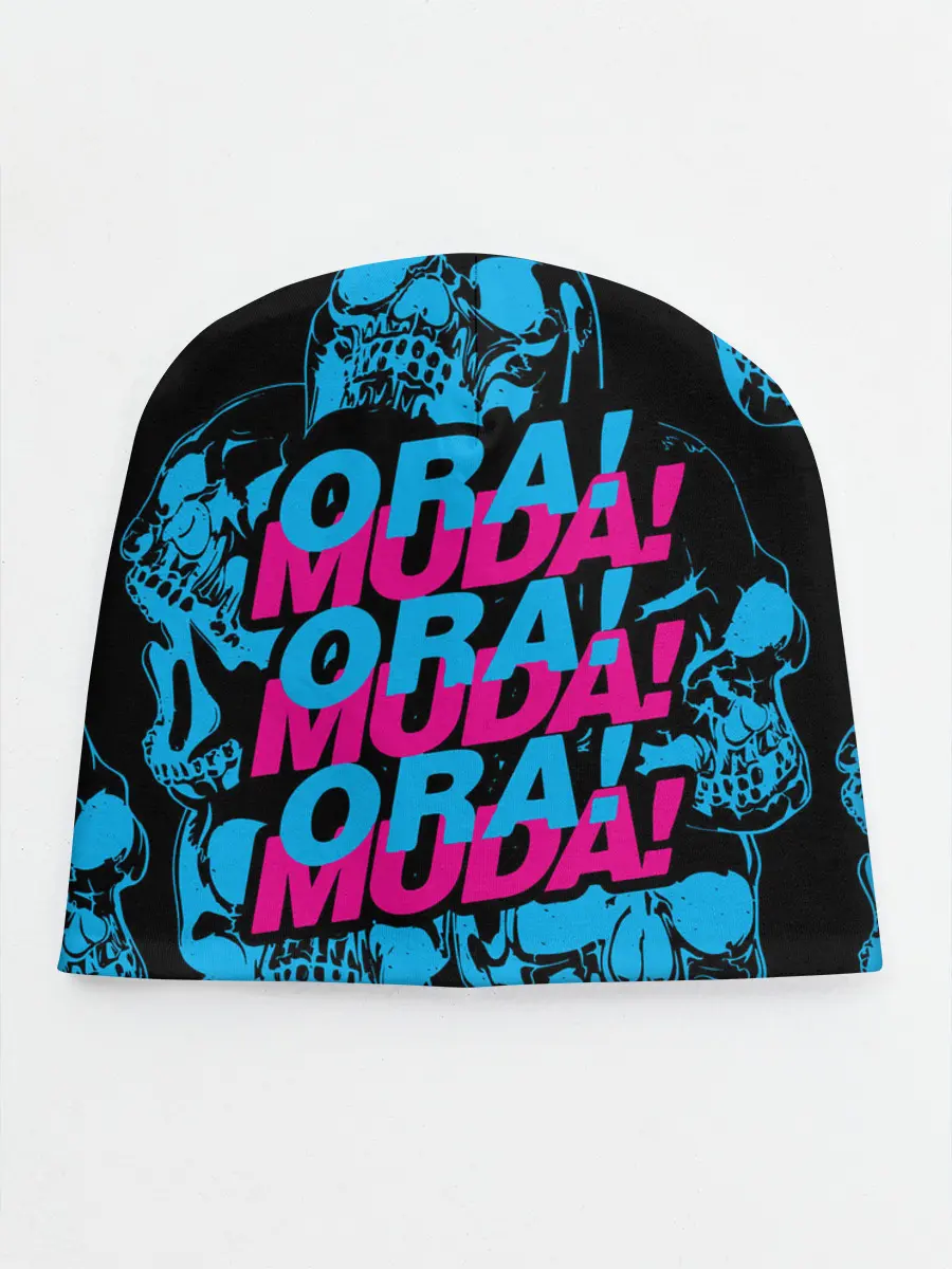 Детская шапка / Ора Муда синие черепа