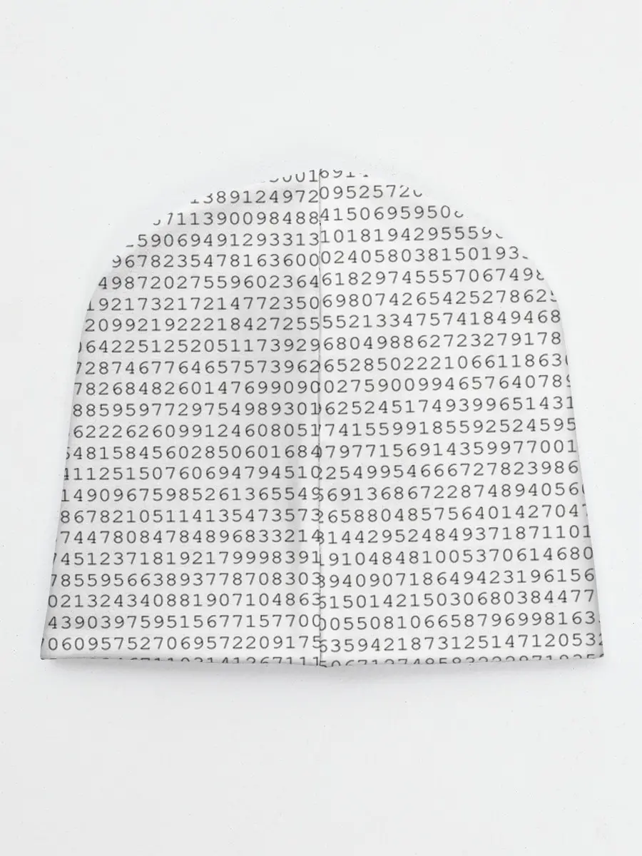 Детская шапка / Число пи