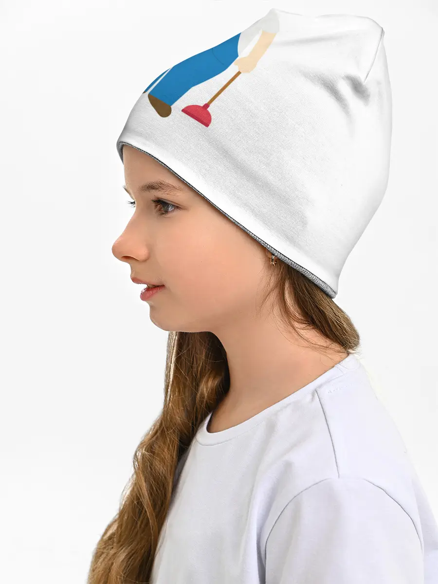 Детская шапка / Я - сантехник