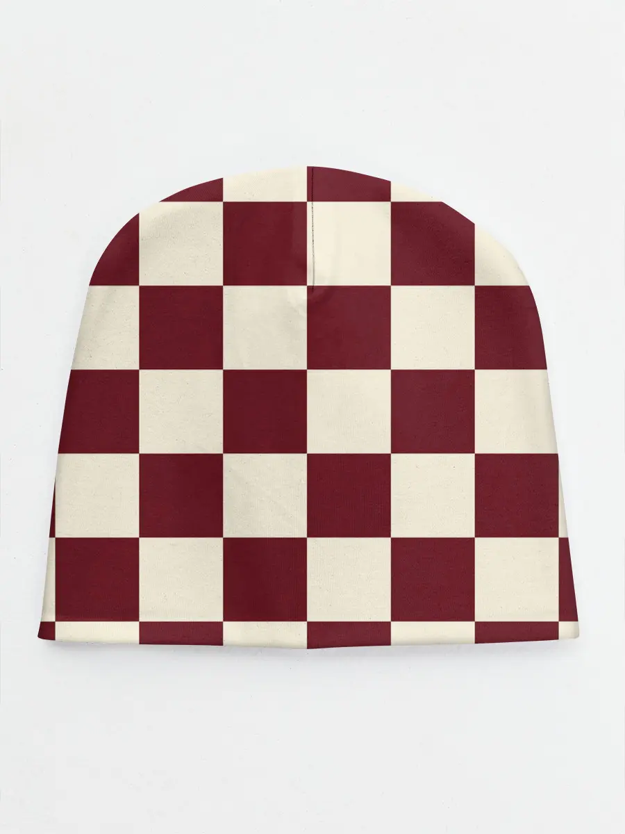 Детская шапка / Шахматка