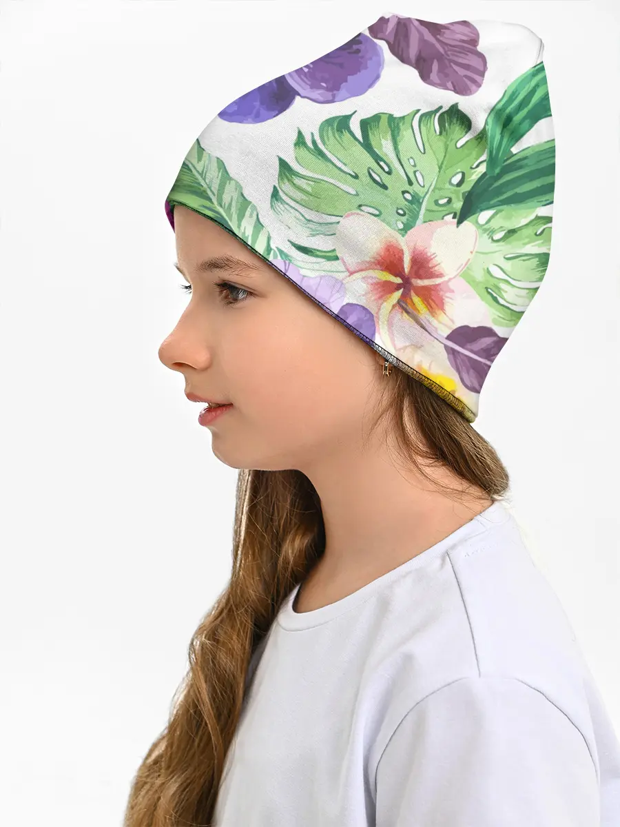 Детская шапка / Цветы