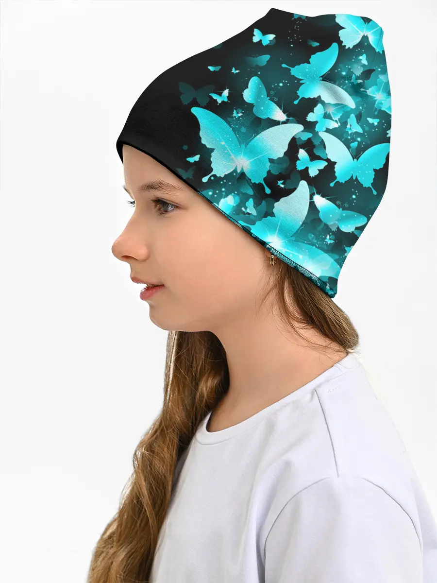 Детская шапка / НЕОНОВЫЕ БАБОЧКИ | NEON