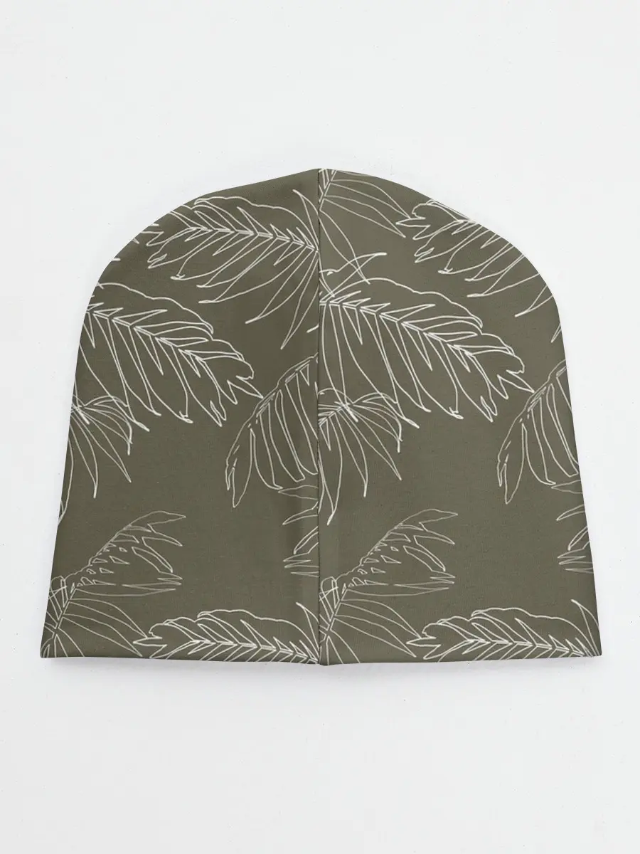 Детская шапка / листья пальмы