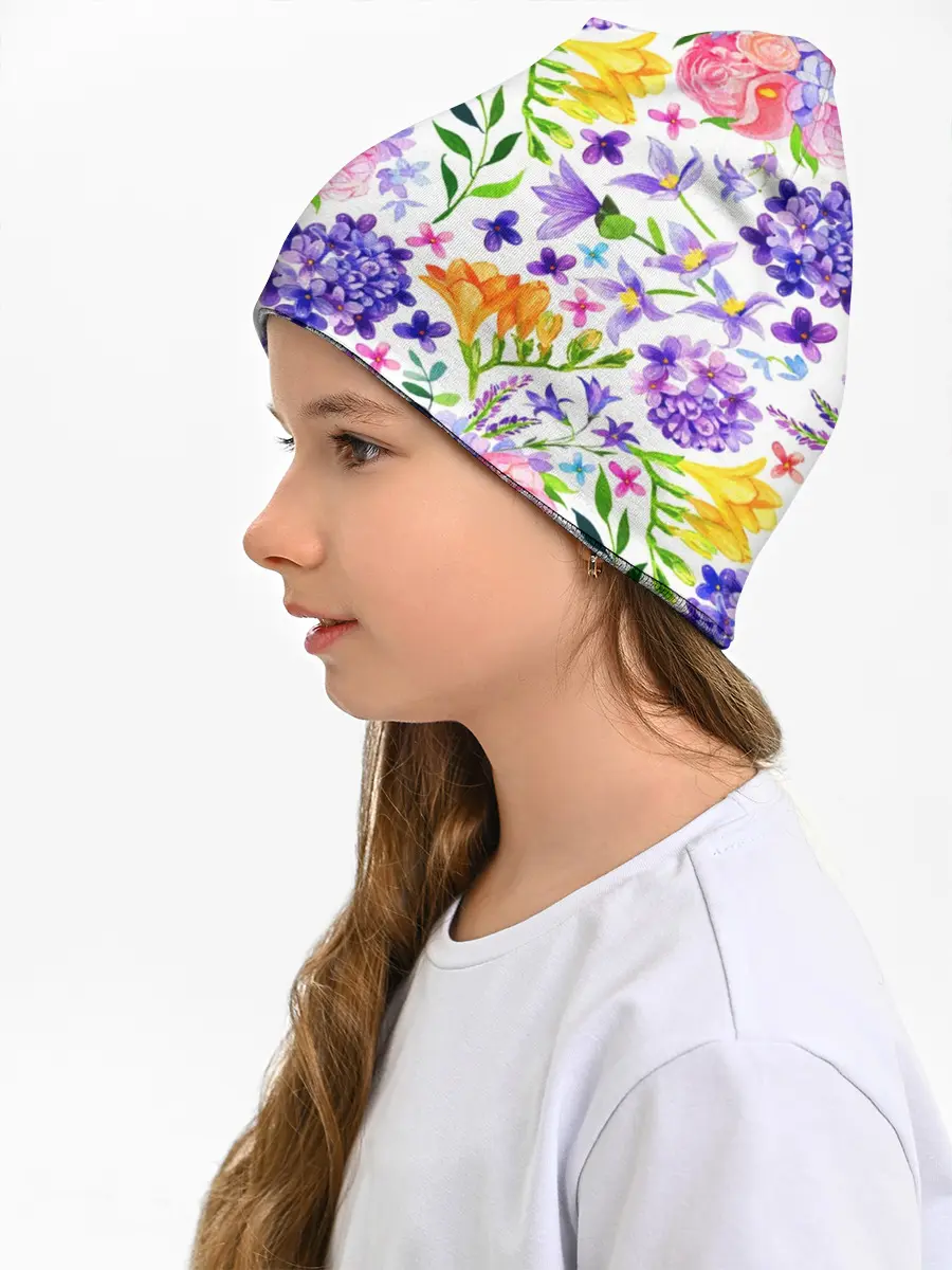 Детская шапка / Весенняя пора | Акварель