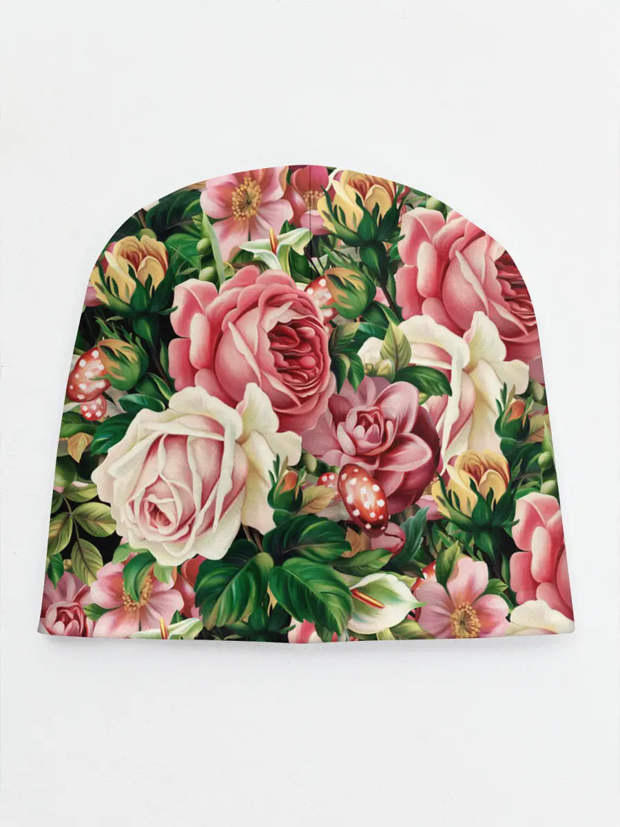 Детская шапка / ЦВЕТЫ / FLOWERS / 8 МАРТА