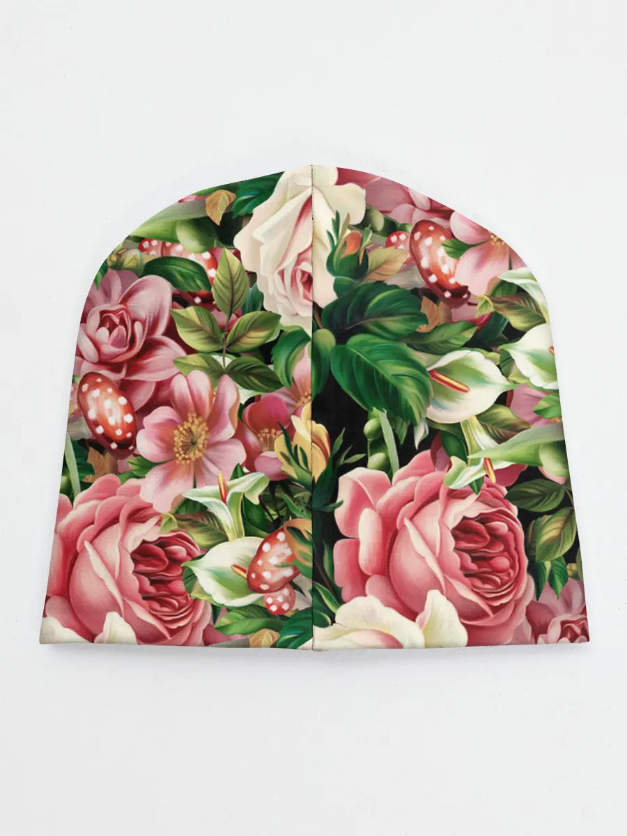 Детская шапка / ЦВЕТЫ / FLOWERS / 8 МАРТА