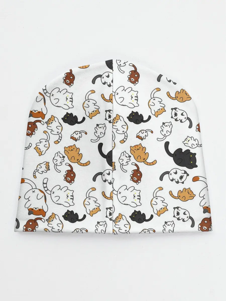 Детская шапка / Котики.