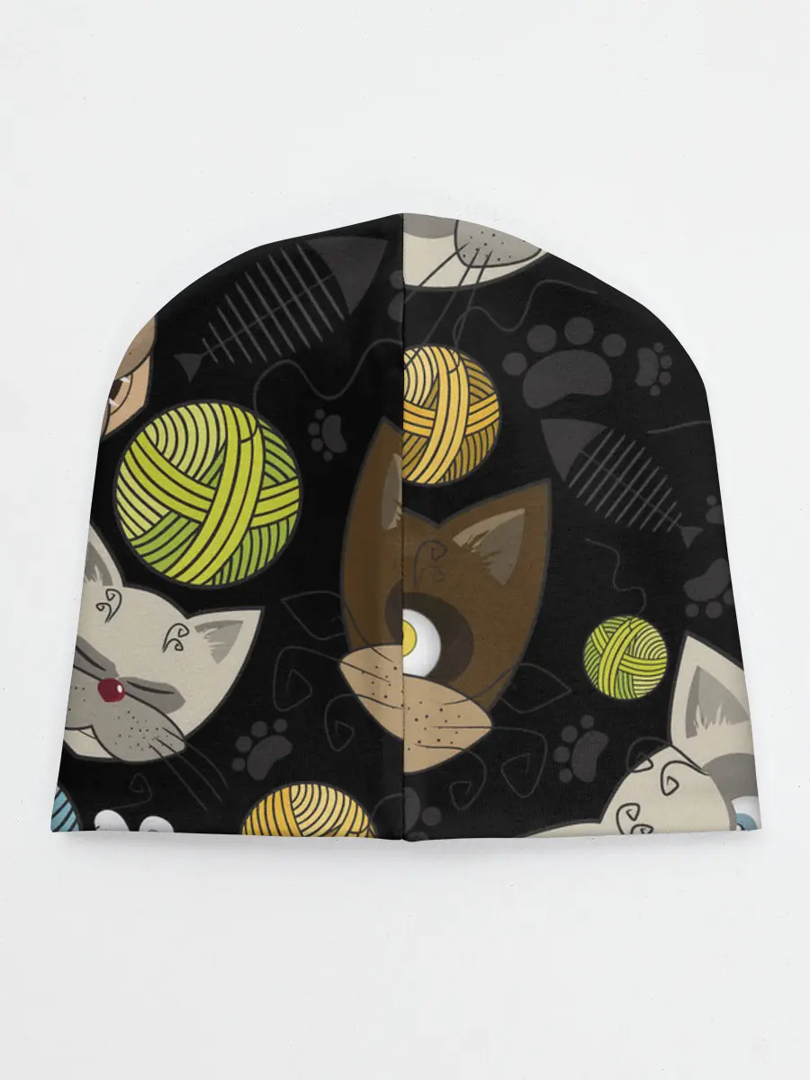 Детская шапка / Злой кот.