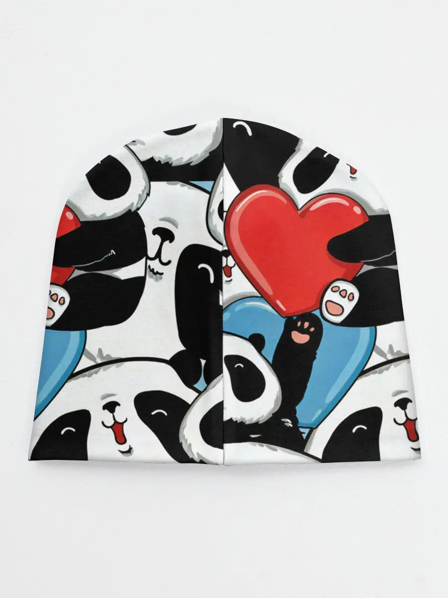 Детская шапка / Панды.