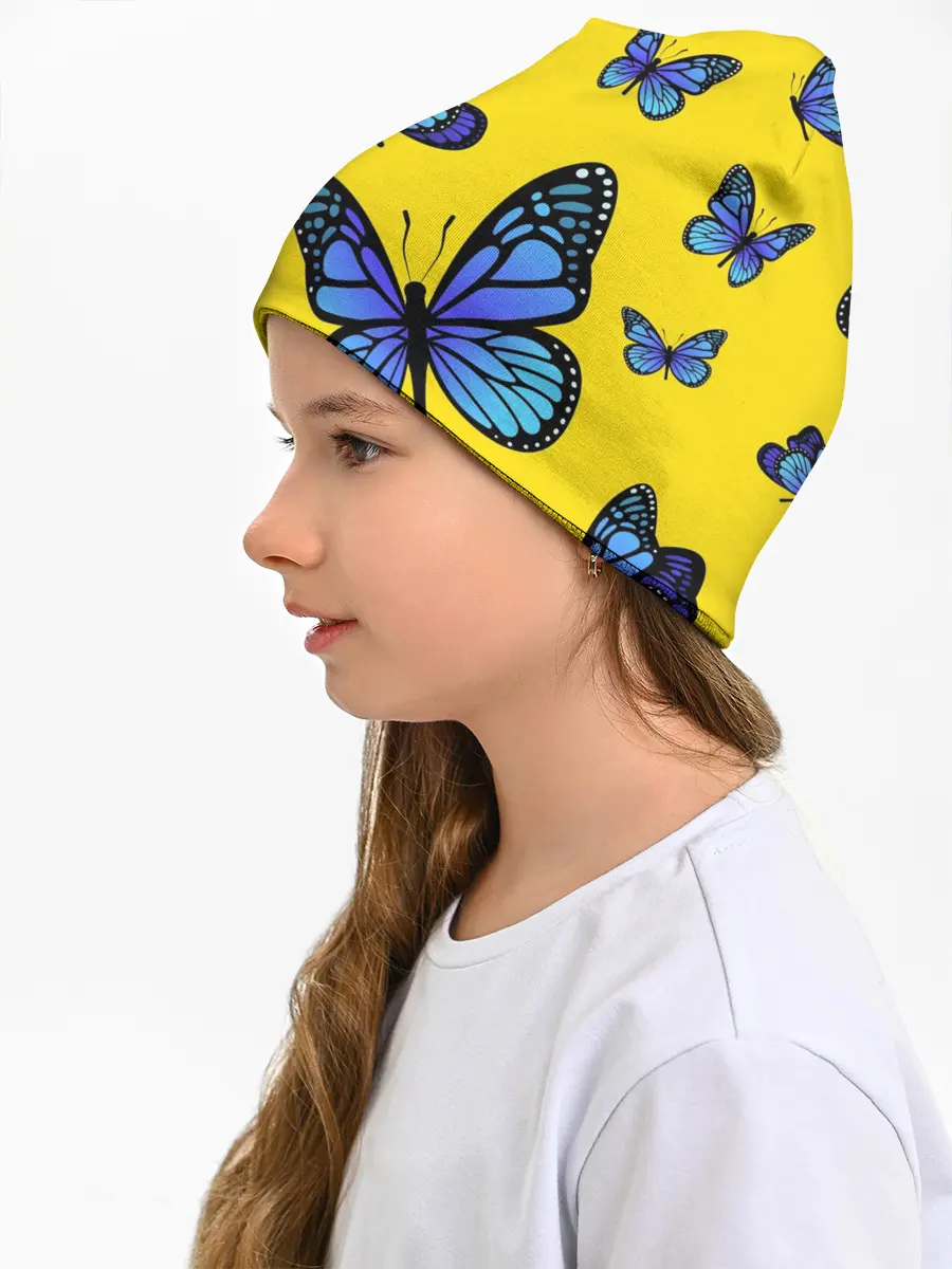 Детская шапка / БАБОЧКИ