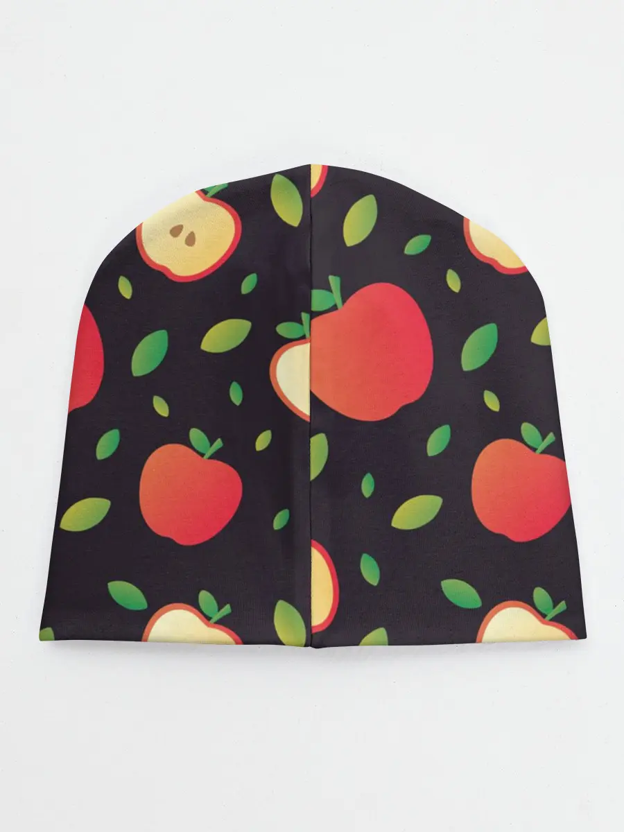 Детская шапка / Яблочный узор