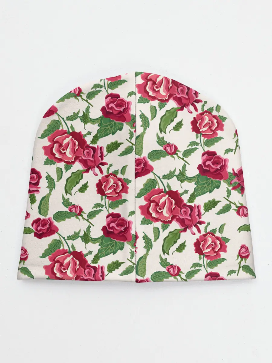 Детская шапка / Цветочный узор