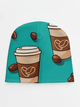 Детская шапка / Я ЛЮБЛЮ КОФЕ | I LOVE COFFEE