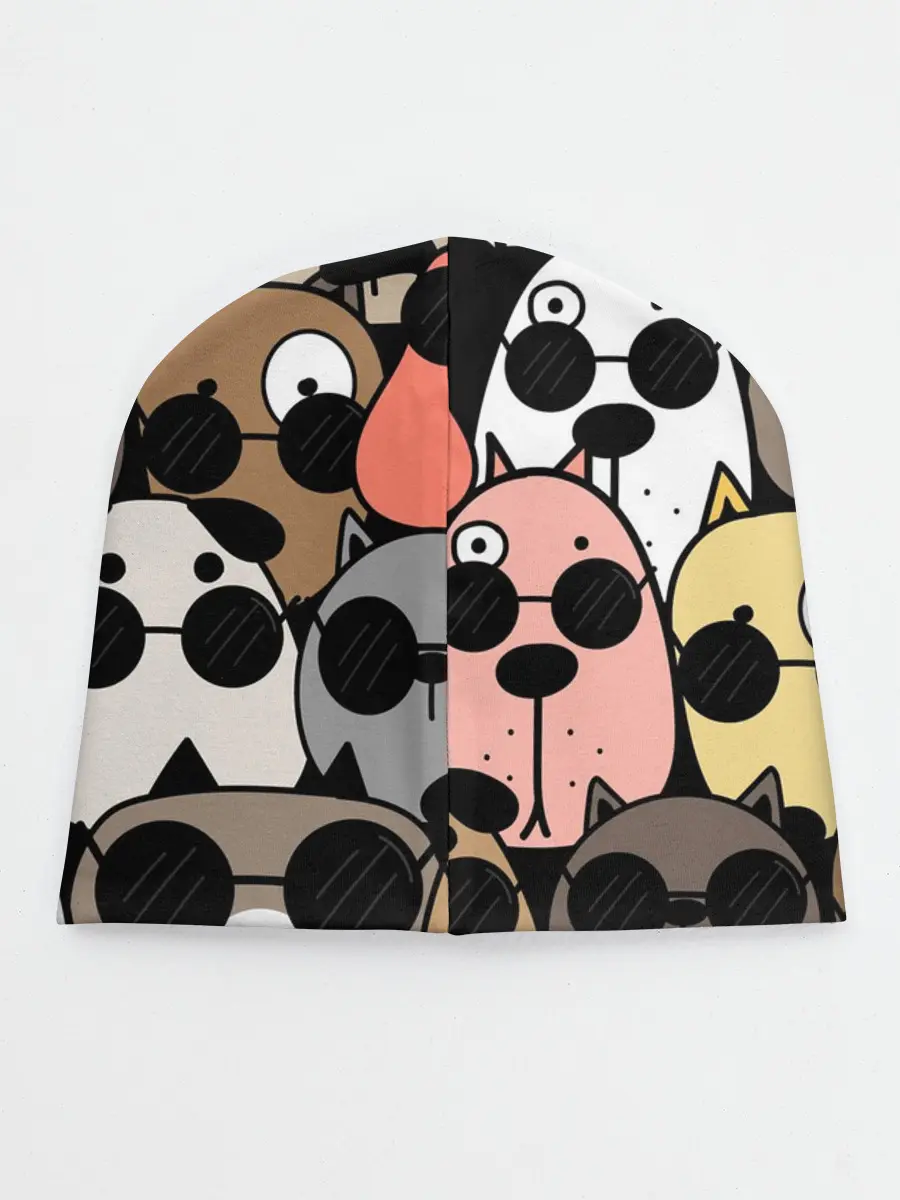 Детская шапка / Серьезные псы