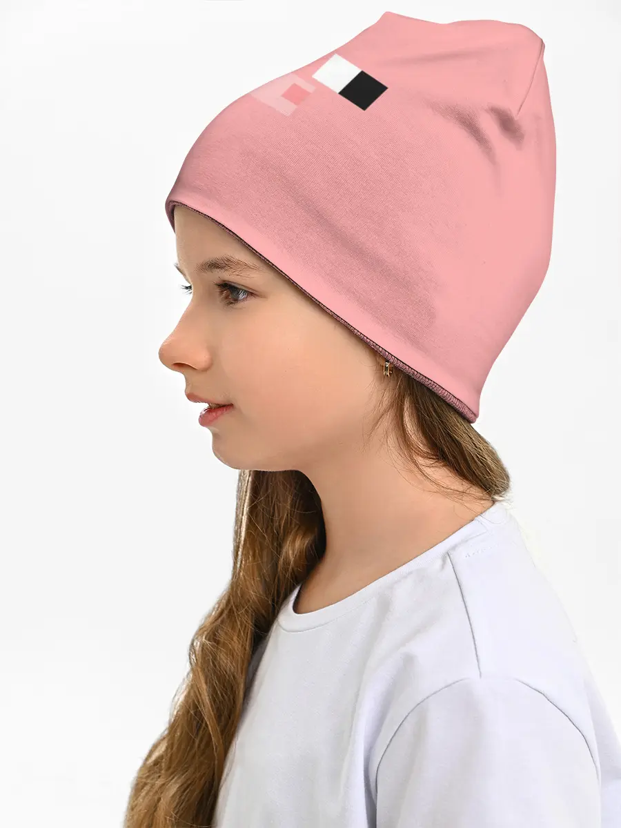 Детская шапка / Minecraft Pig