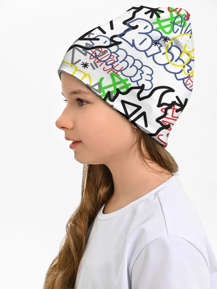 Детская шапка / BILLIE EILISH GRAFFITI