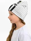 Детская шапка / Ювентус в сетку