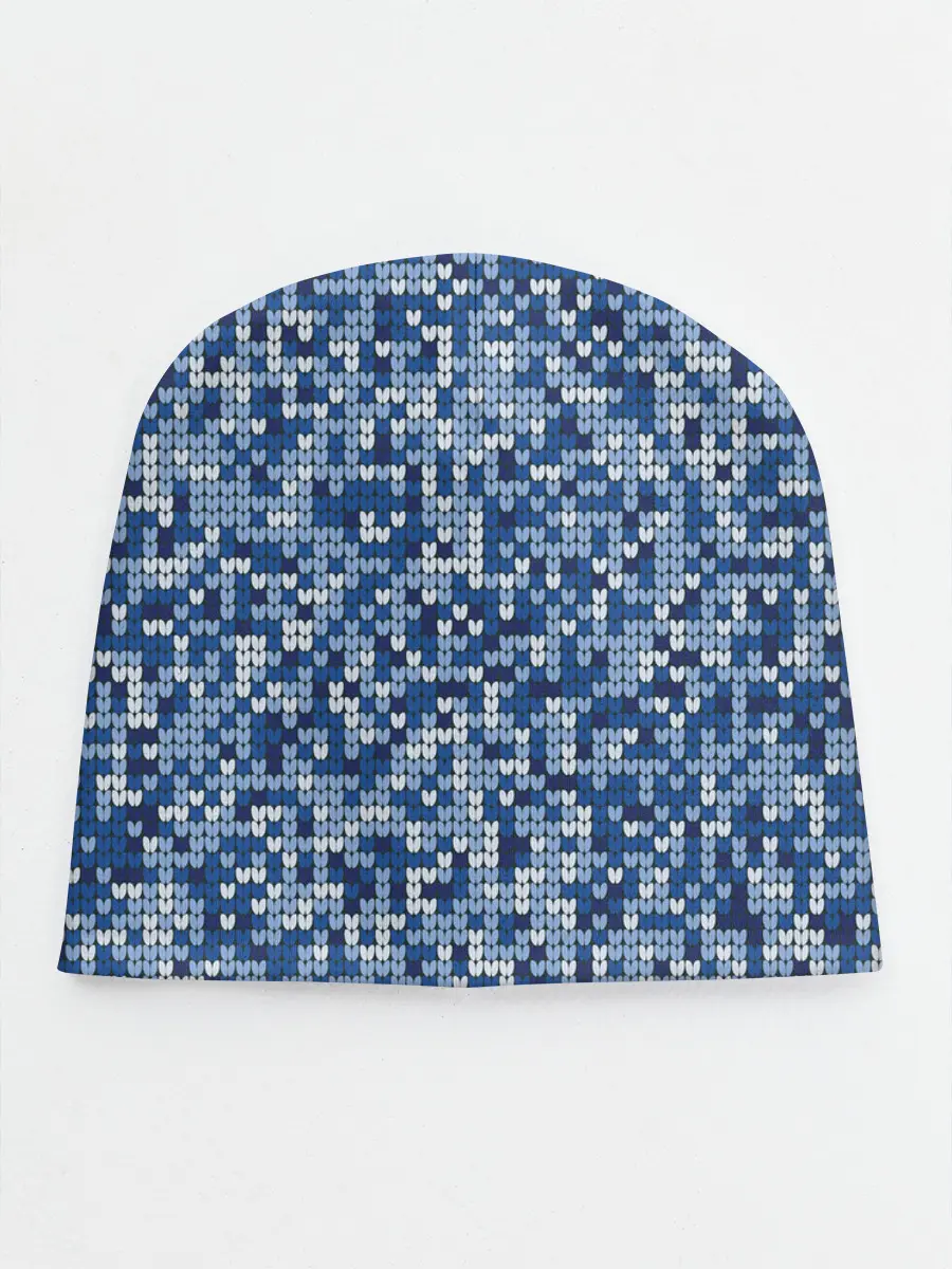 Детская шапка / ВЯЗАНЫЙ КАМУФЛЯЖ