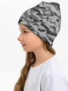Детская шапка / КАМУФЛЯЖ GRAY