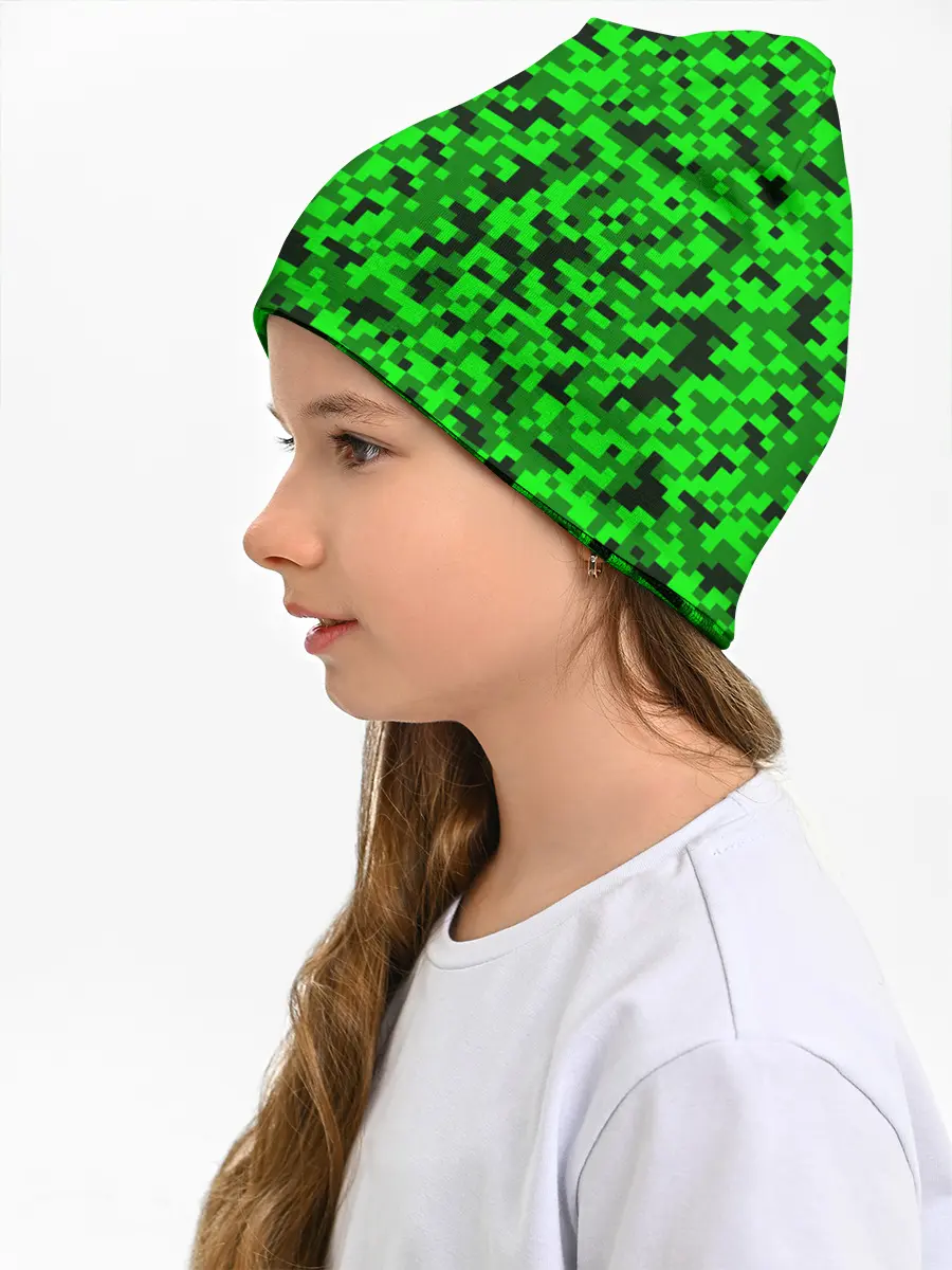Детская шапка / КАМУФЛЯЖ GREEN