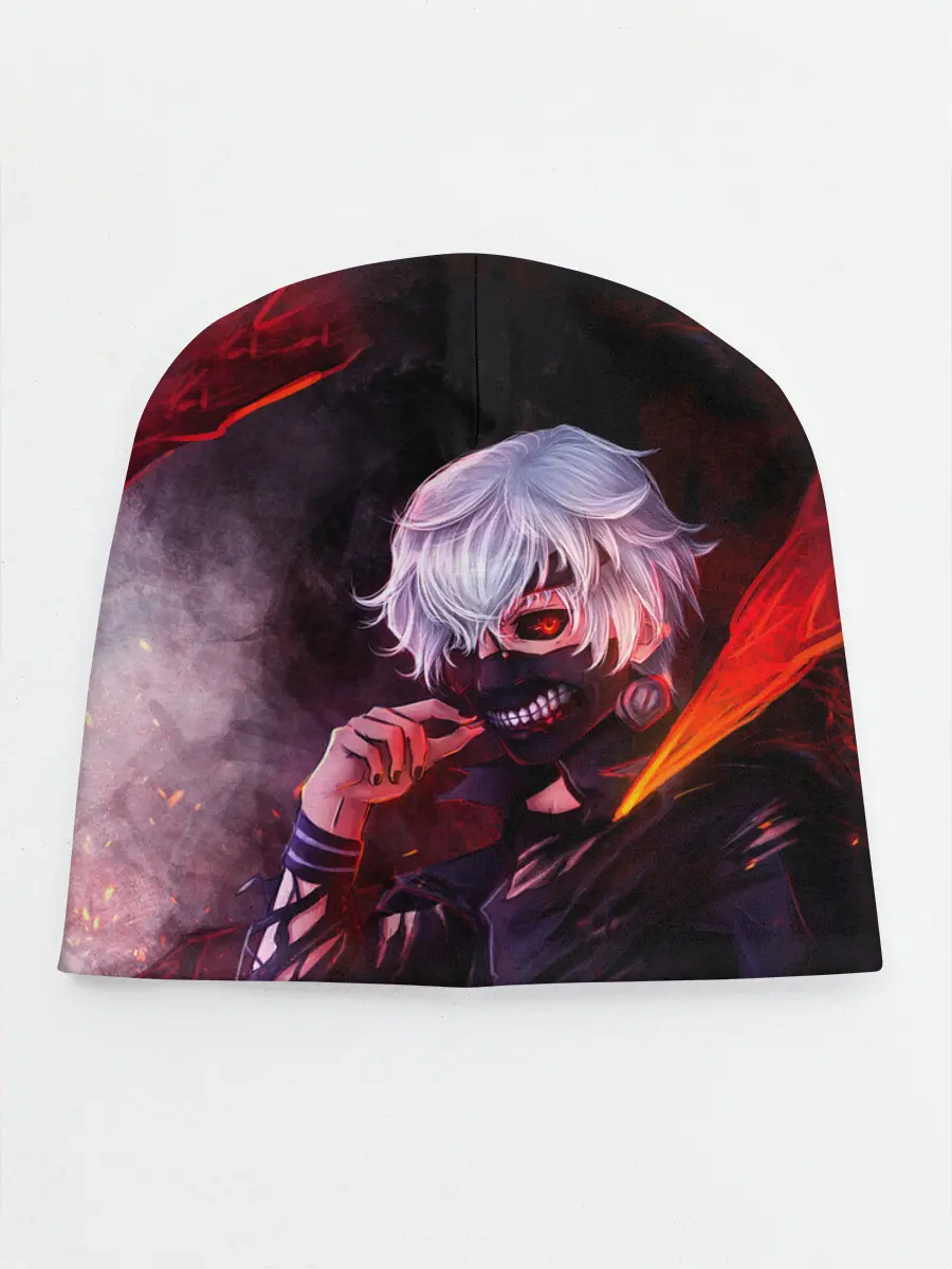 Детская шапка / Ken Kaneki красные жала