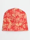 Детская шапка / Оранжевый камуфляж