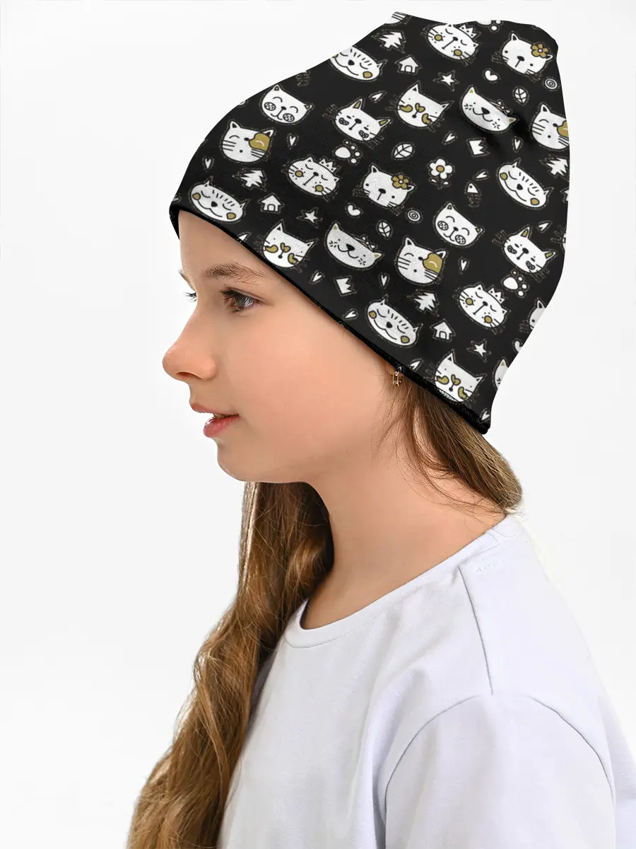 Детская шапка / Котики