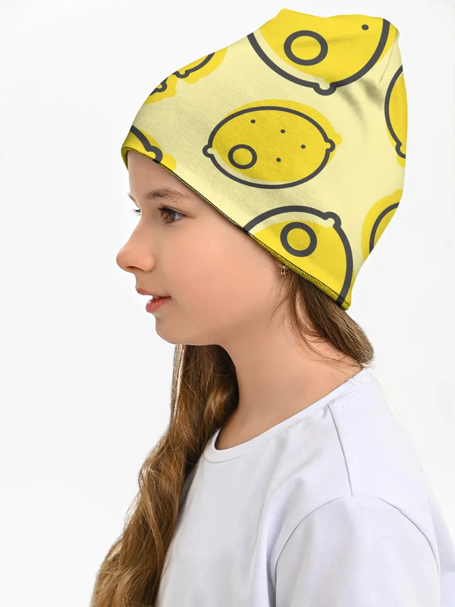 Детская шапка / Лимончики