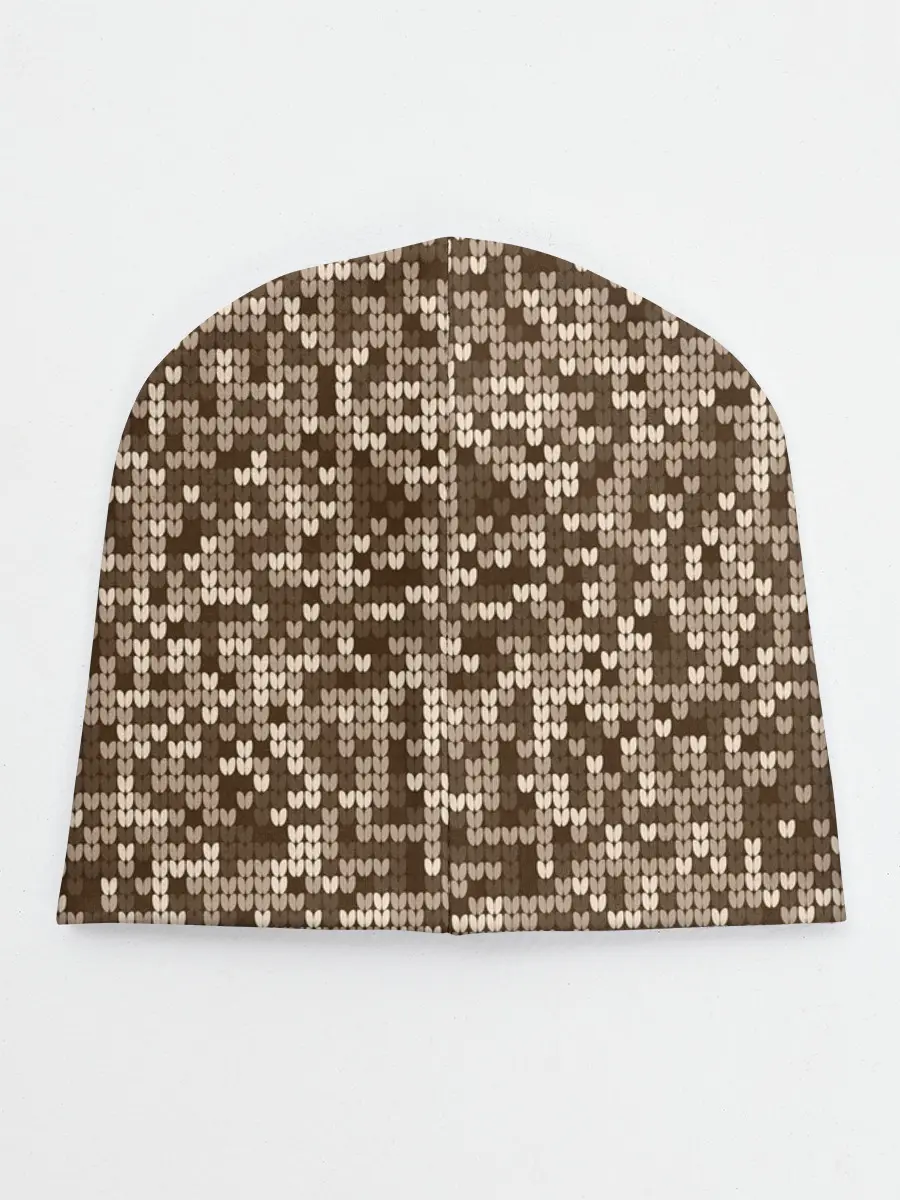 Детская шапка / ВЯЗАНЫЙ КАМУФЛЯЖ