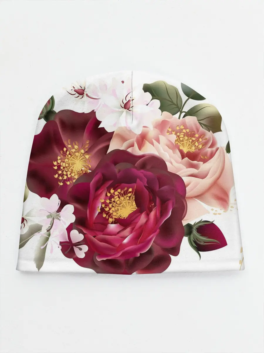 Детская шапка / Розы