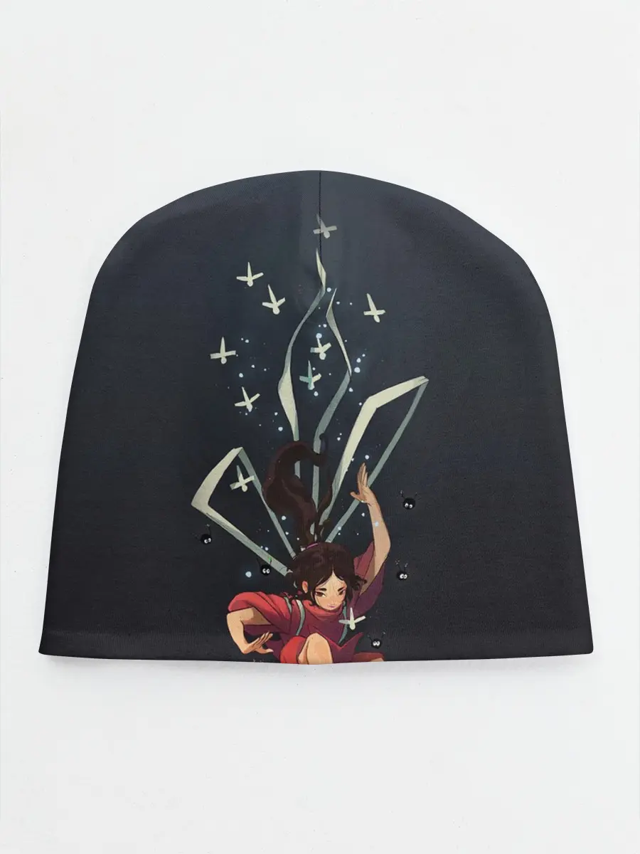 Детская шапка / Тихиро падает