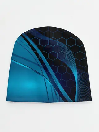 Детская шапка / ABSTRACT BLUE