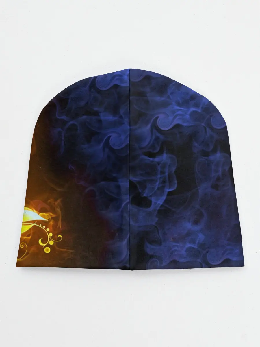 Детская шапка / Огненный цветок