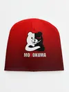 Детская шапка / monokuma на красном градиенте