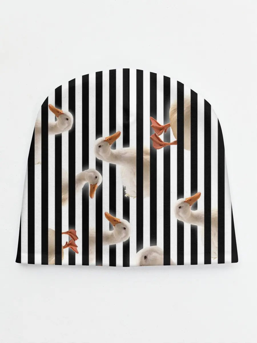 Детская шапка / Гуси