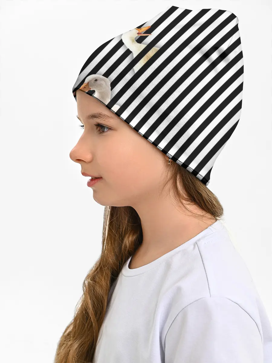 Детская шапка / Гуси