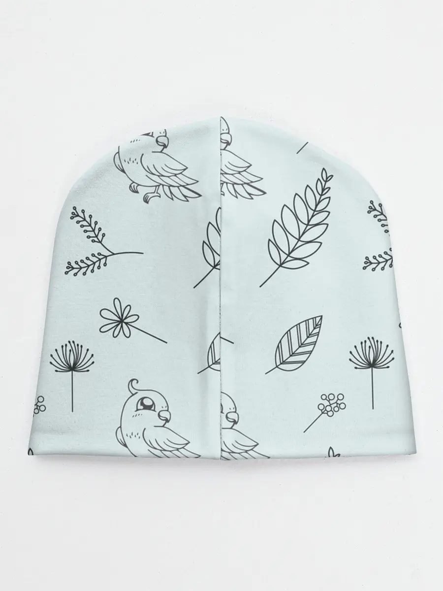 Детская шапка / Милые птички