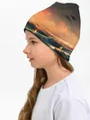 Детская шапка / Фэнтези море корабли закат