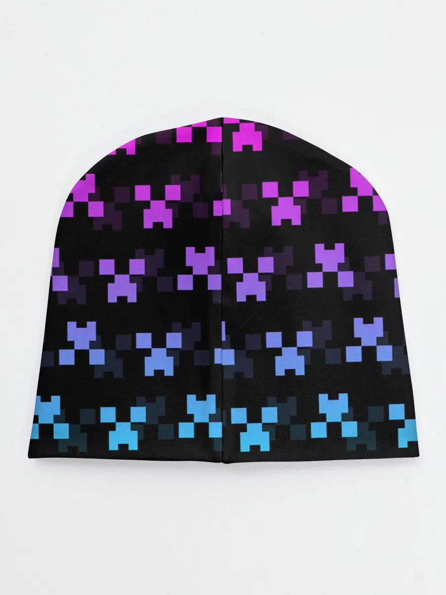 Детская шапка / MINECRAFT CREEPER NEON