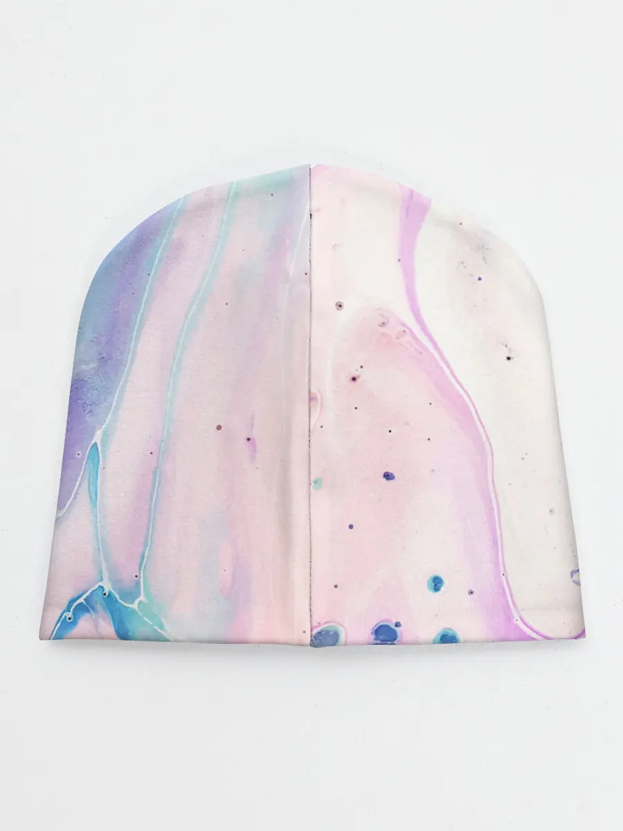 Детская шапка / Акварельные разводы