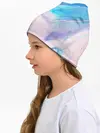 Детская шапка / Акварельные разводы
