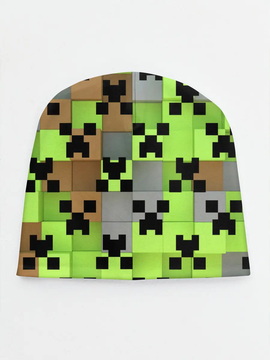 Детская шапка / Minecraft.