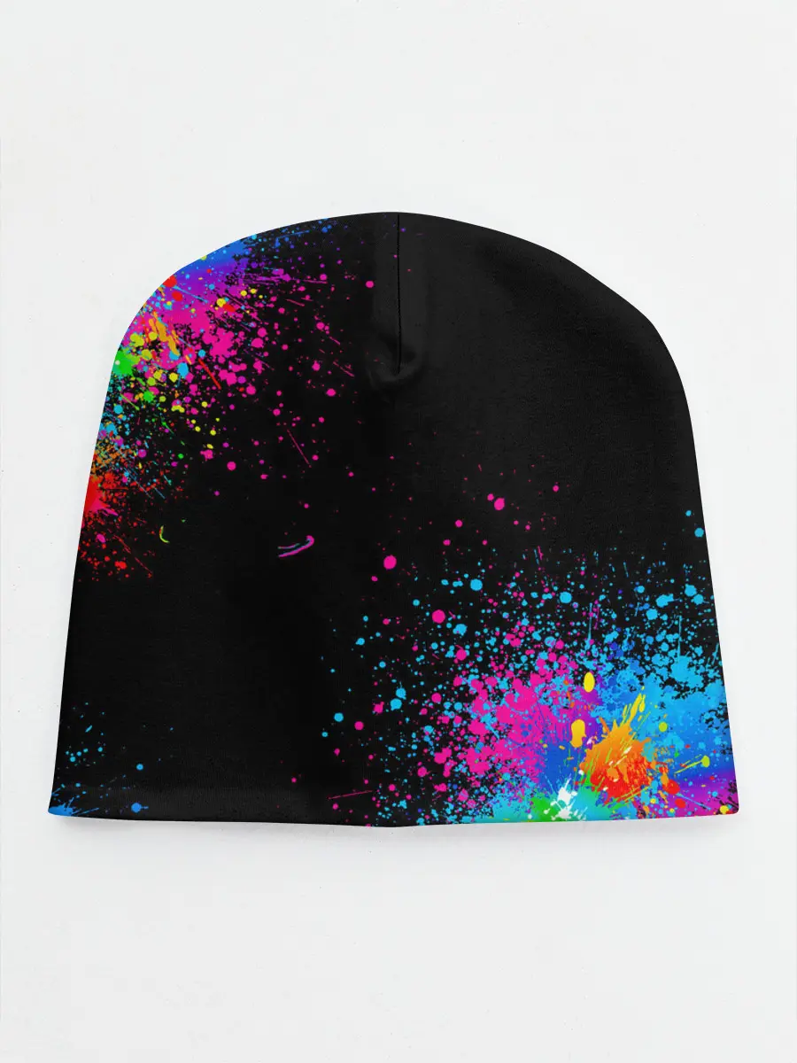 Детская шапка / Брызги красок