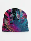 Детская шапка / Flowers | Неон