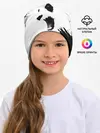 Детская шапка / Панда | ЧБ
